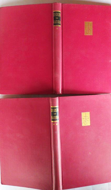 Il poema della natura. Volume I-II - Tito Lucrezio Caro - copertina