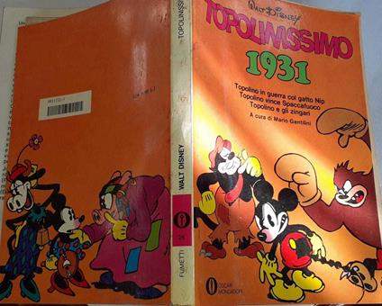 Topolinissimo 1931 - Walt Disney - copertina