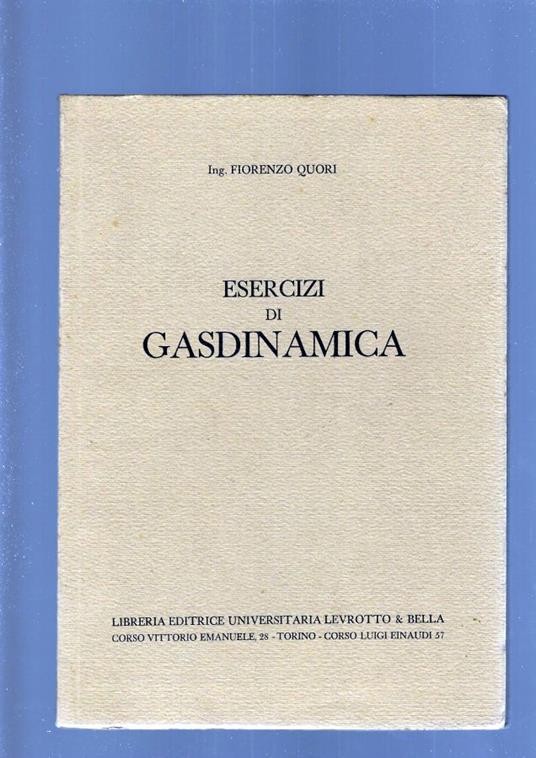 Esercizi Di Gasdinamica - copertina