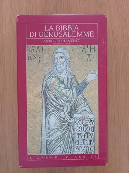 La Bibbia di Gerusalemme: Antico Testamento Vol. II - copertina