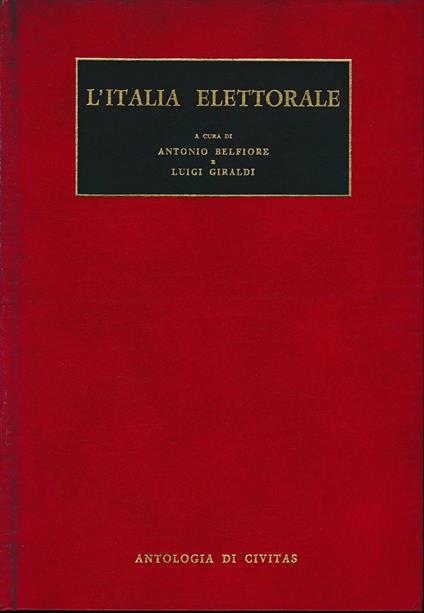 L' Italia elettorale - copertina