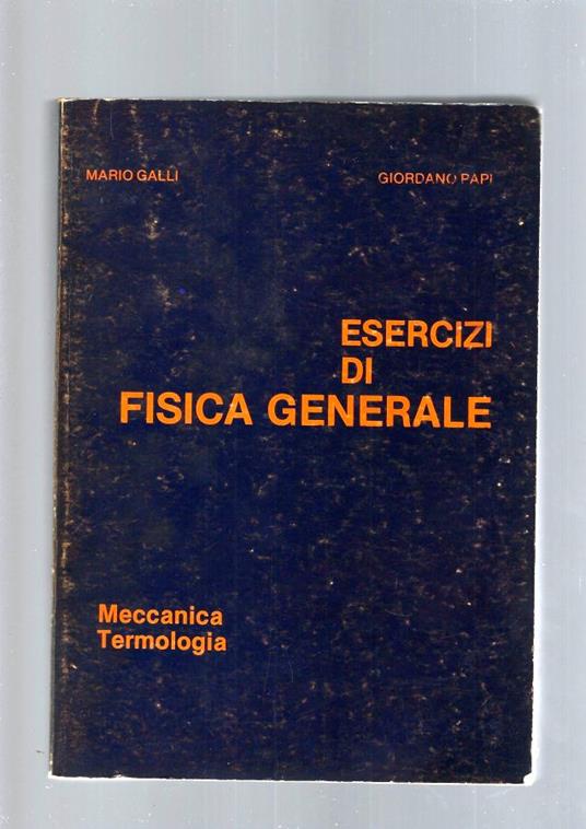 Esercizi Di Fisica Generale - copertina