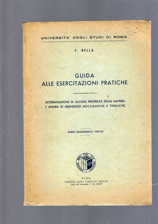 Guida Alle Esercitazioni Pratiche - copertina