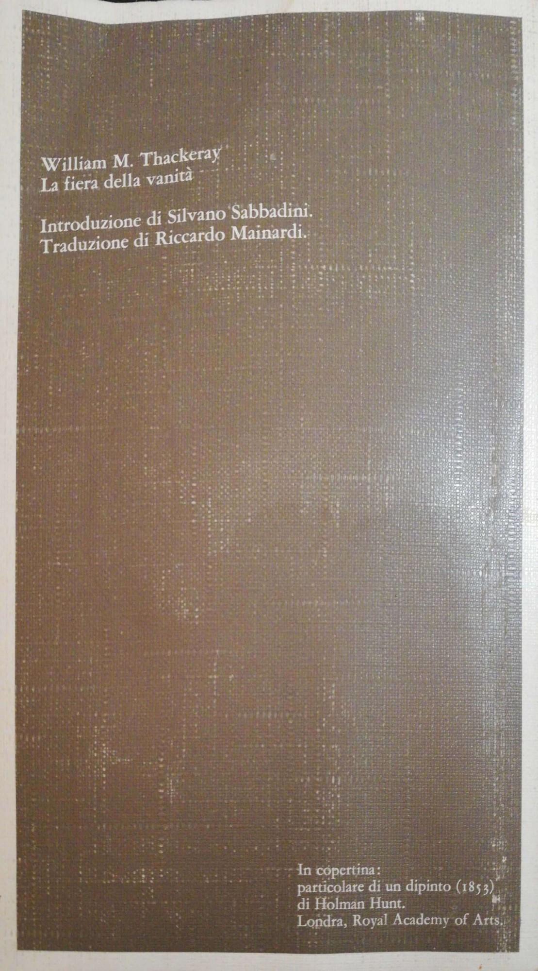 La fiera della vanità