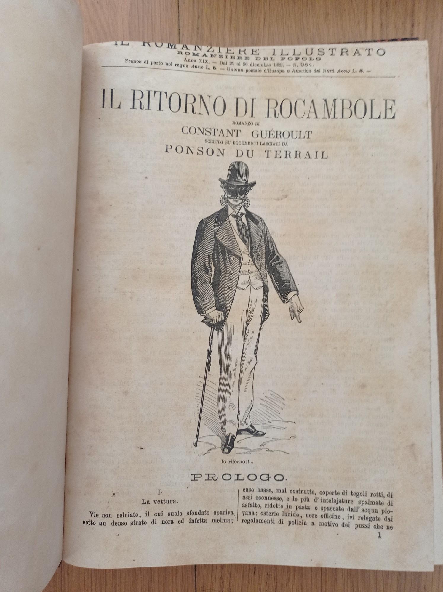 IL ROMANZIERE ILLUSTRATO: Il ritorno di Rocambole