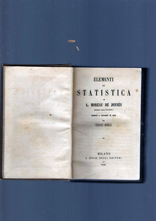 Elementi Di Statistica - copertina