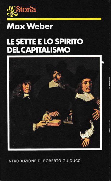 Le sette e lo spirito del capitalismo - Max Weber - copertina