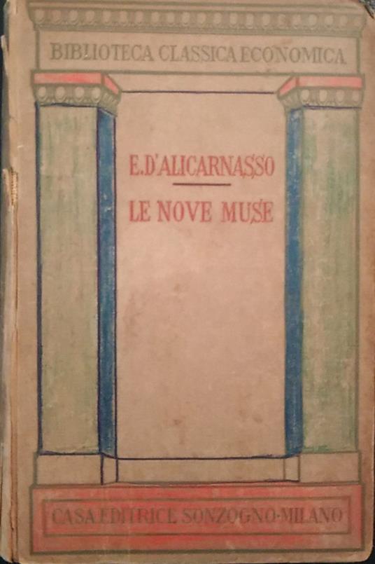 Le nove muse. Istoria delle imprese de greci e de barbari - Erodoto - copertina