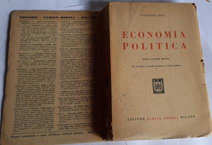 Economia politica - Vincenzo Tosi - copertina