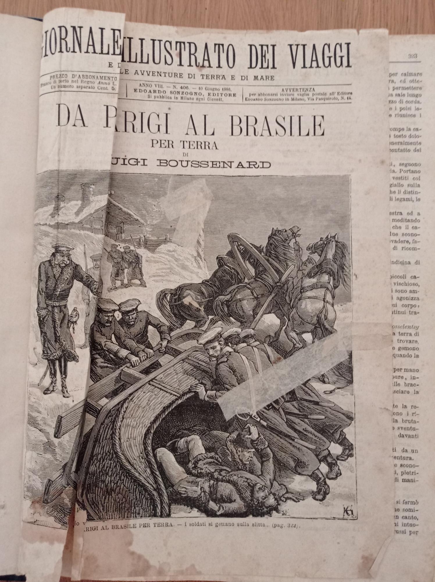 Giornale illustrato dei viaggi e delle avventure di terra e di mare: Da Parigi al Brasile