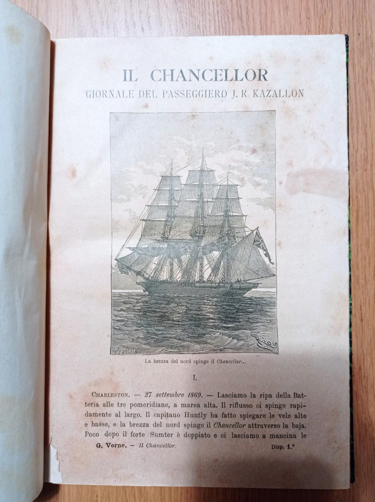 IL CHANCELLOR giornale del passeggiero J.K. Kazallon