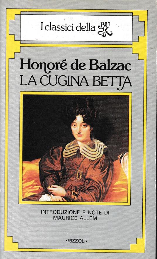 La cugina Betta - Honoré de Balzac - copertina