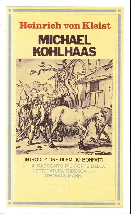 Michael Kohlhaas - Heinrich von Kleist - copertina