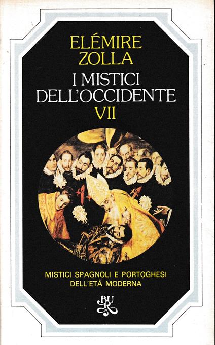 I mistici dell'occidente, vol. 7° - Elémire Zolla - copertina