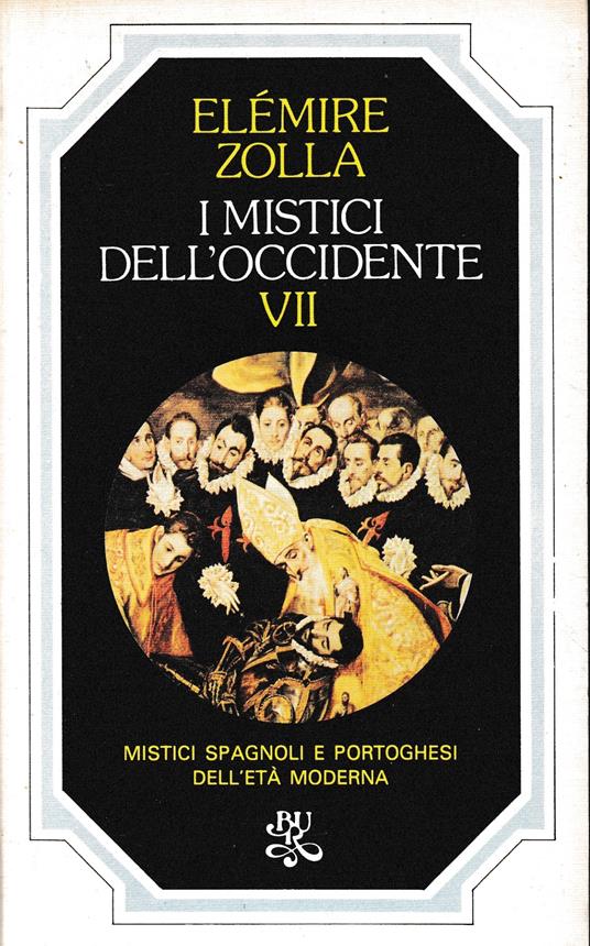 I mistici dell'occidente, vol. 7° - Elémire Zolla - copertina