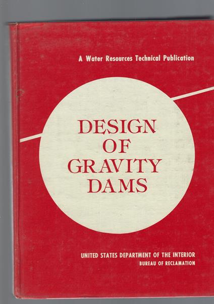 Design Of Gravity Dams - copertina