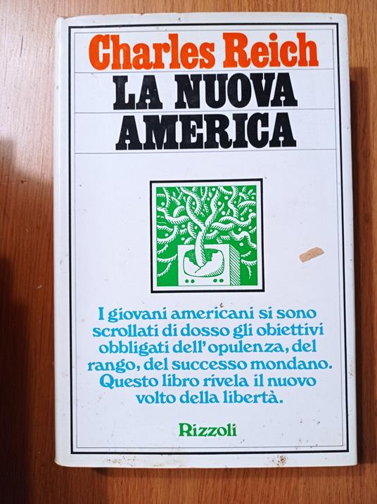 La Nuova America - Charles Reich - copertina