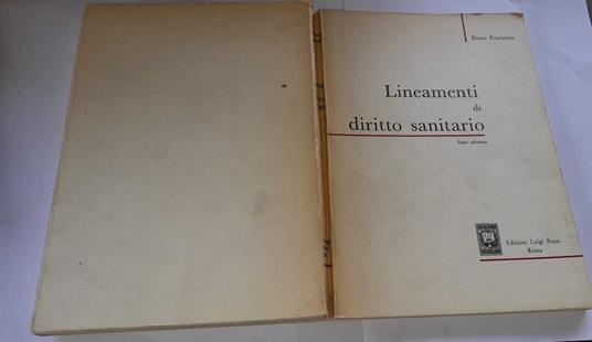 Lineamenti di diritto sanitario - Bruno Primicerio - copertina