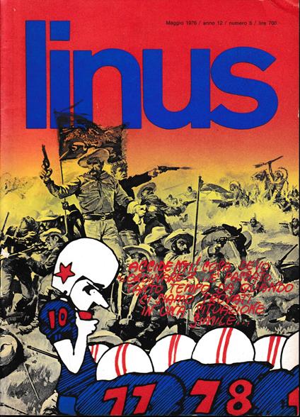 Linus. Maggio 1976 / anno 12 / n. 5 - Charles M. Schulz - copertina