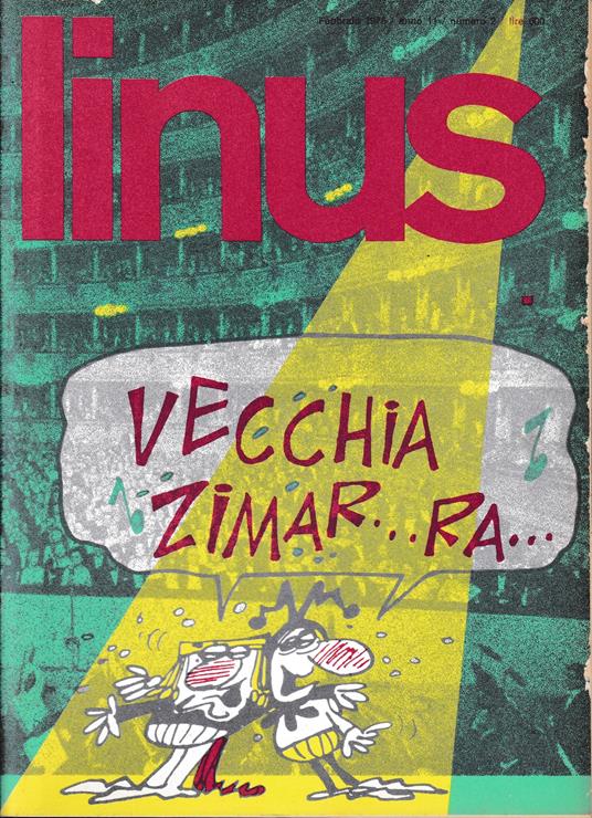 Linus. Febbraio 1975 / anno 11 / n. 2 - Charles M. Schulz - copertina