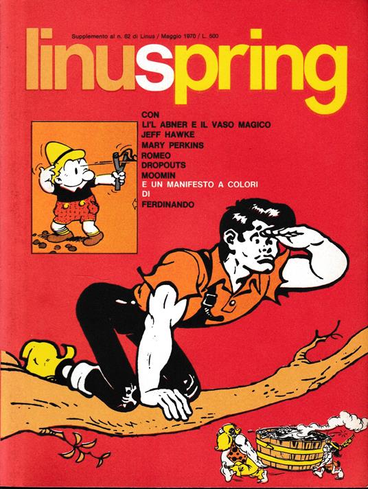 Linuspring. Supplemento al n. 62 di Linus / Maggio 1970 - Charles M. Schulz - copertina