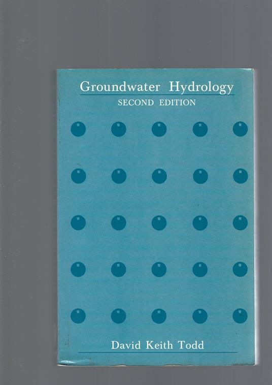 Groundwater Hydrology - copertina