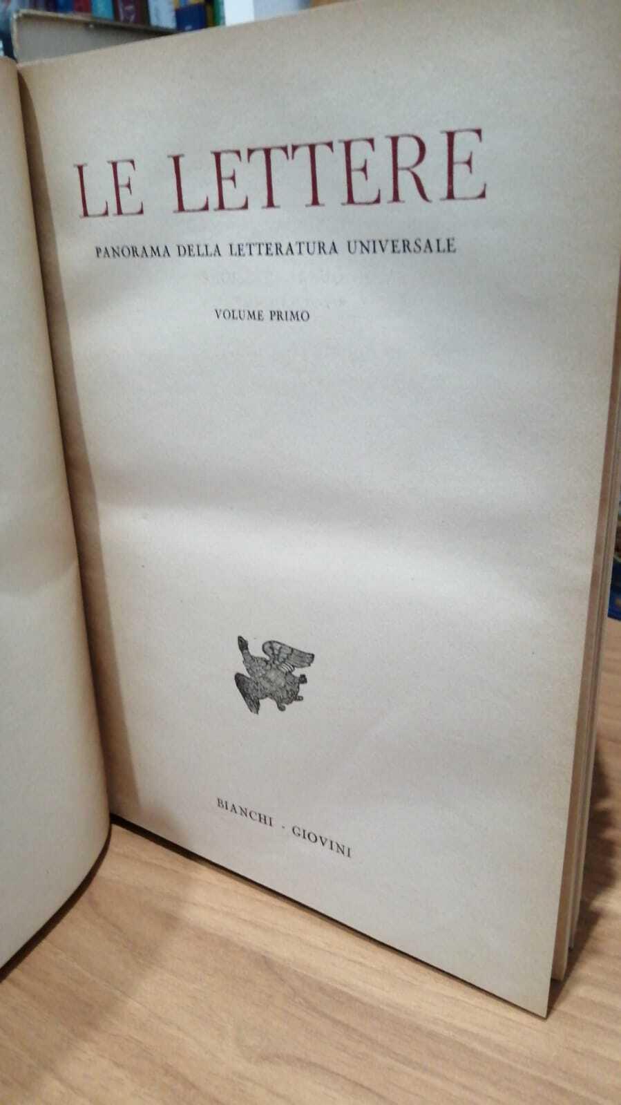 Lettere. Panorama della letteratura universale. 2 Volumi