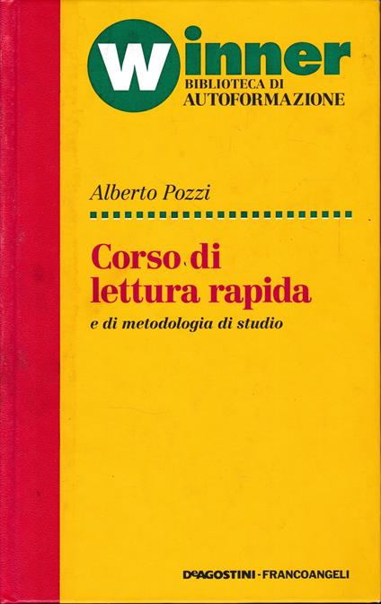 Corso di lettura rapida - Alberto Pozzi - copertina