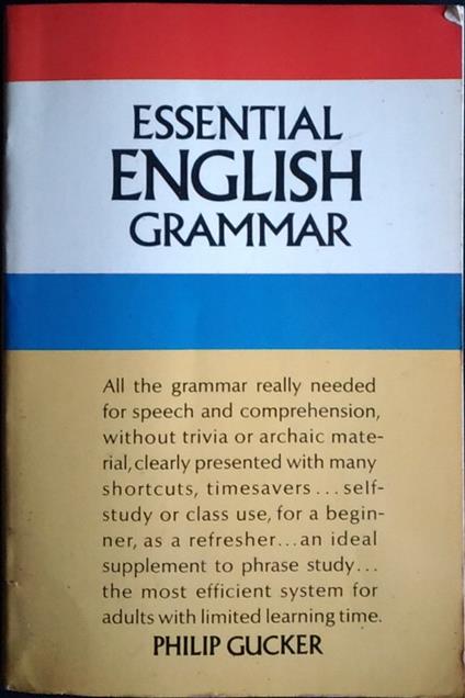 Essential English grammar - copertina