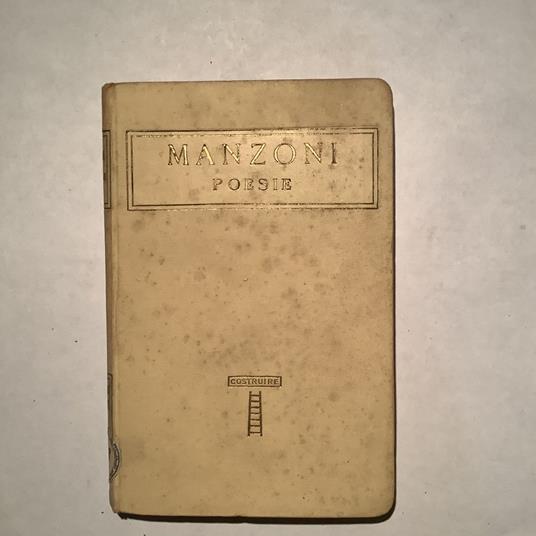 Poesie - Alessandro Manzoni - copertina