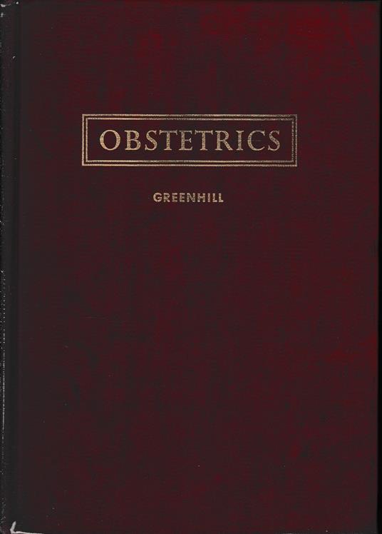 OBSTETRICS. Thirteenth Edition - J. P. Greenhill - copertina