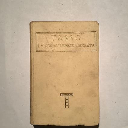 La Gerusalemme liberata - Tasso - copertina