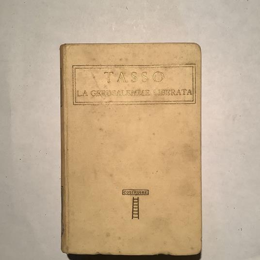 La Gerusalemme liberata - Tasso - copertina