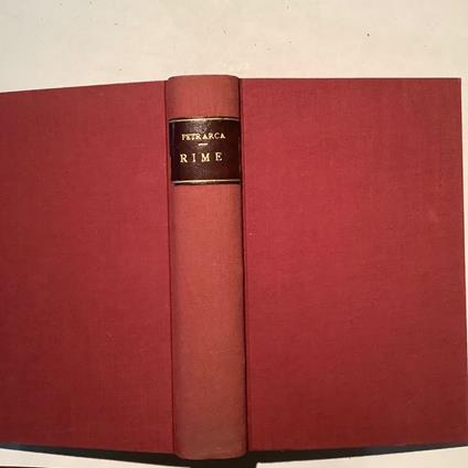 Rime di Francesco Petrarca - Luigi Garofalo - copertina