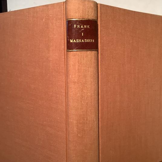I masnadieri - Leonhard Frank - copertina