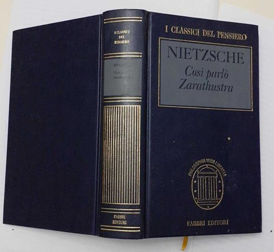 Così parlò Zarathustra - Friedrich Nietzsche - copertina