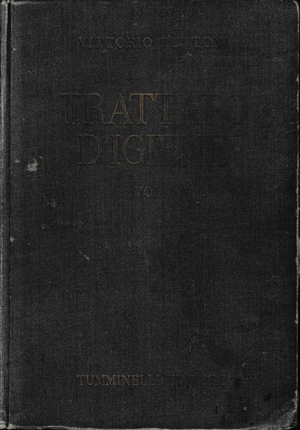 Trattato d'igiene. Vol. 1° - Vittorio Puntoni - copertina