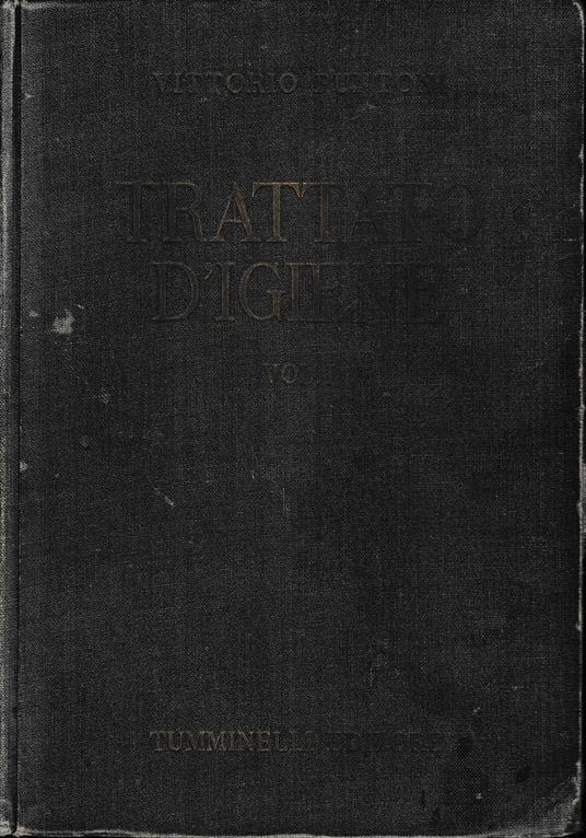 Trattato d'igiene. Vol. 1° - Vittorio Puntoni - copertina