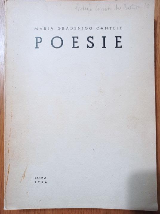 Poesie - copertina