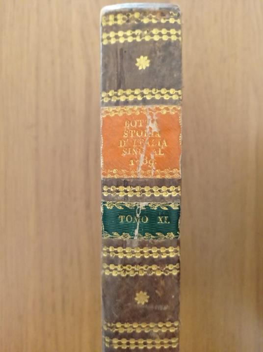 Storia d'Italia Vol. XI - Carlo Botta - copertina