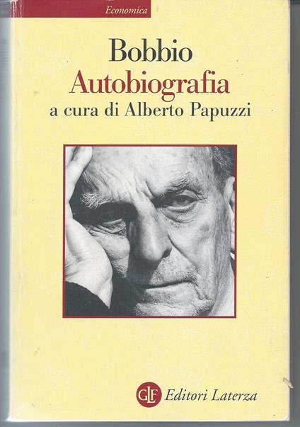 Autobiografia a cura di Alberto Papuzzi - Norberto Bobbio - copertina