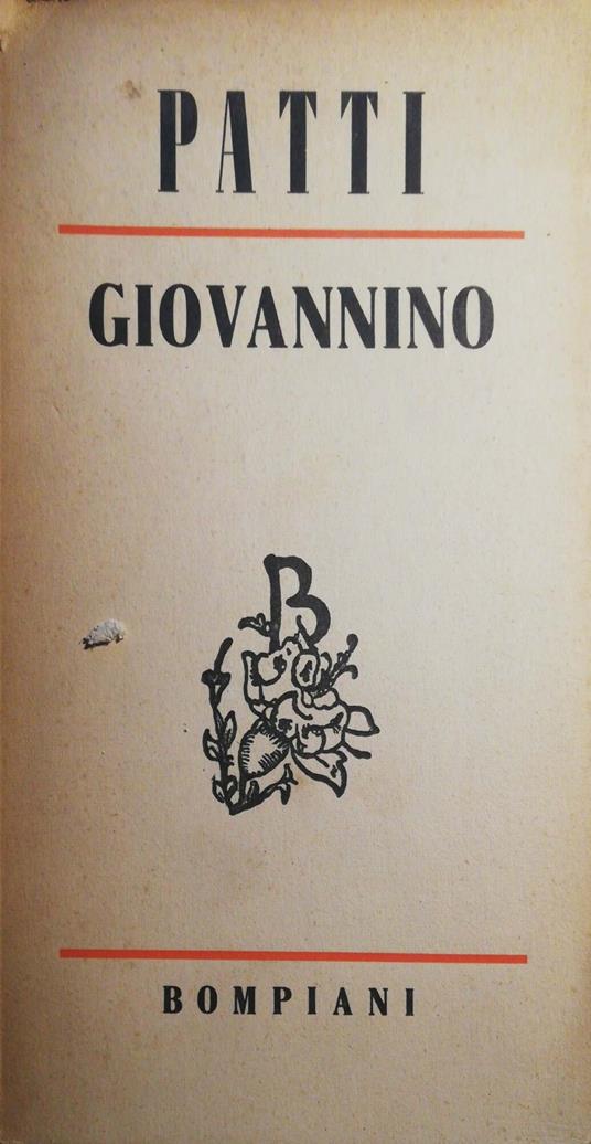 Giovannino - Ercole Patti - copertina
