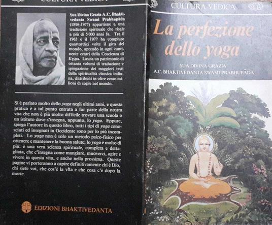 La perfezione dello yoga - Swami Prabhupada Bhaktivedanta - copertina