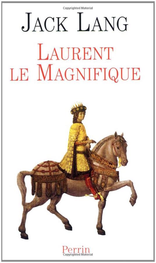 Laurent le Magnifique - copertina
