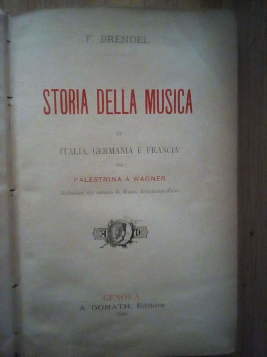 Storia della musica - copertina
