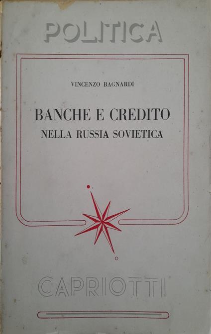 Banche e credito nellan Russia sovietica - Vincenzo Ginardi - copertina