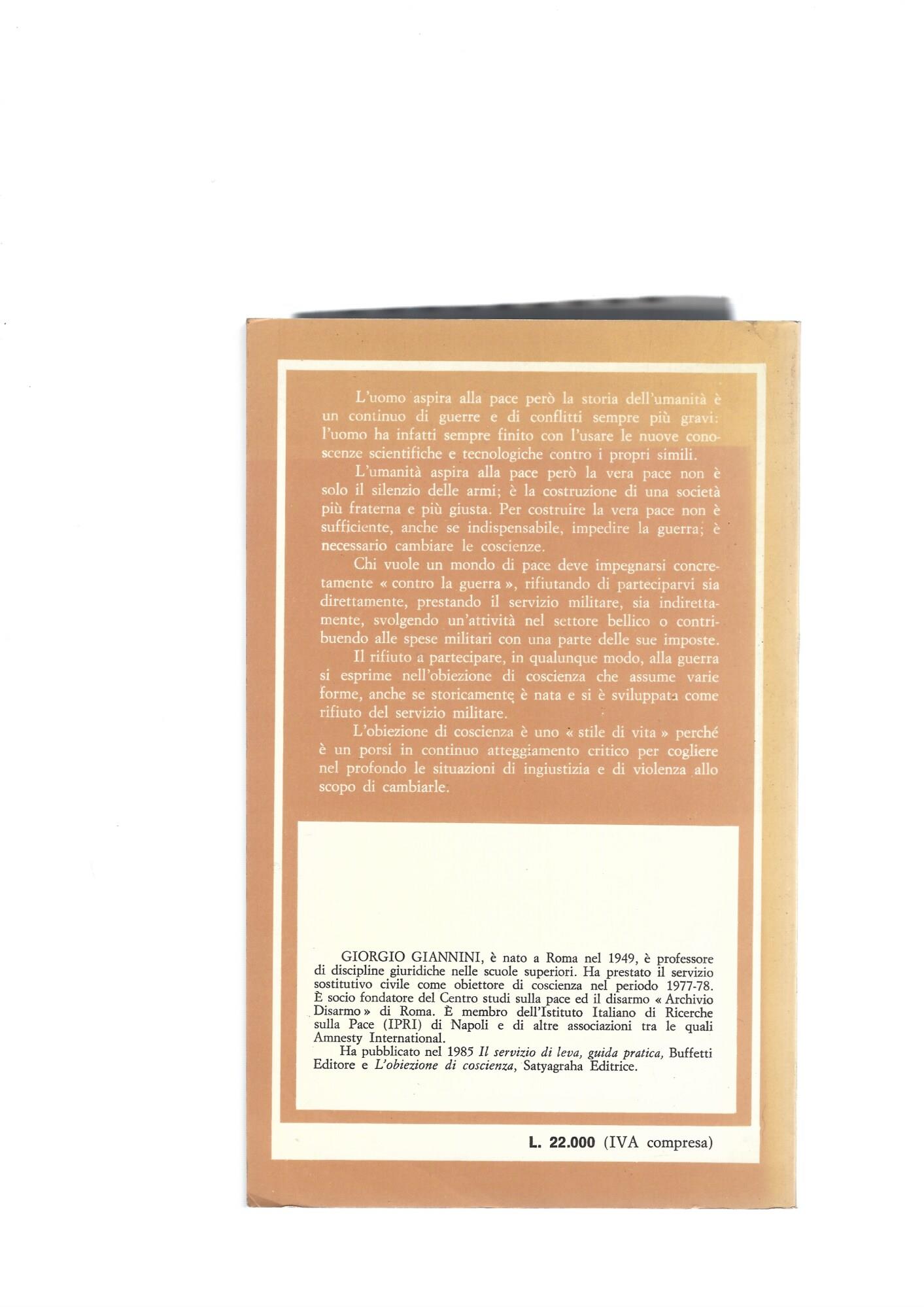 Obiezione Di Coscienza