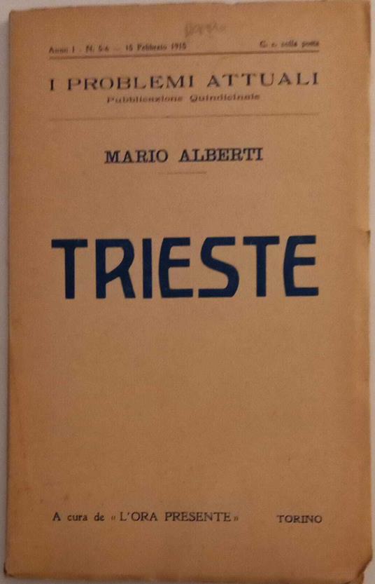 Trieste - Mario Alberti - copertina
