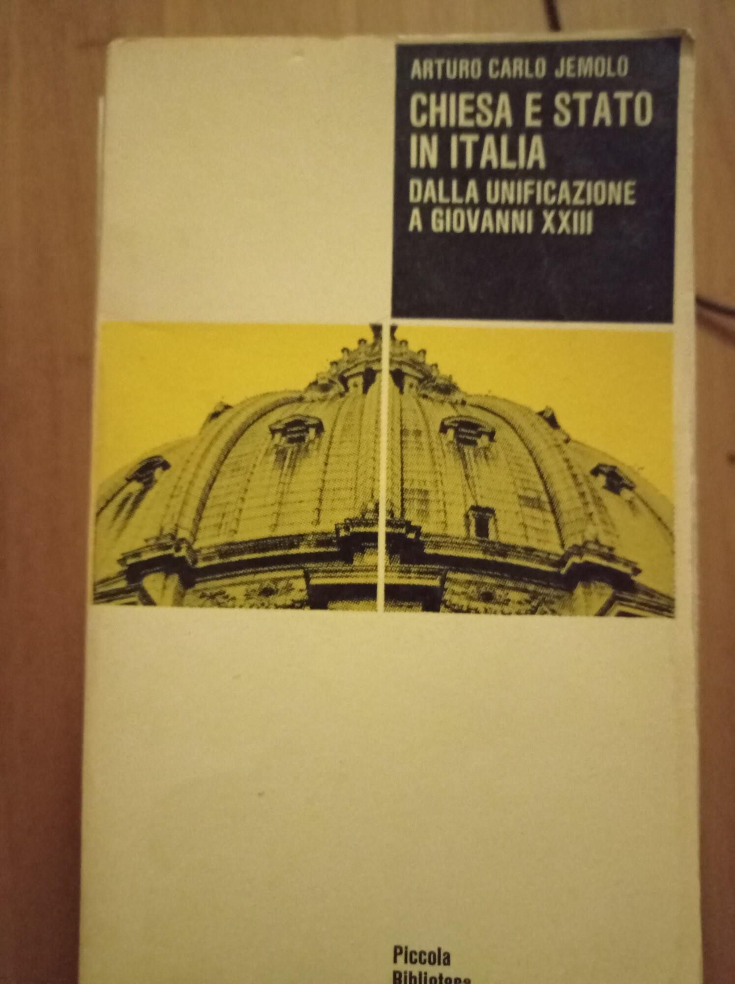 Chiesa e Stato in Italia