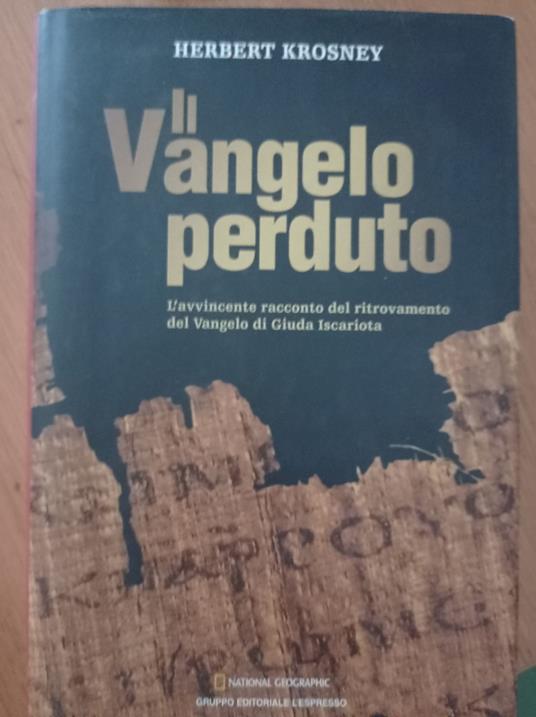 Il Vangelo perduto - Herbert Krosney - copertina